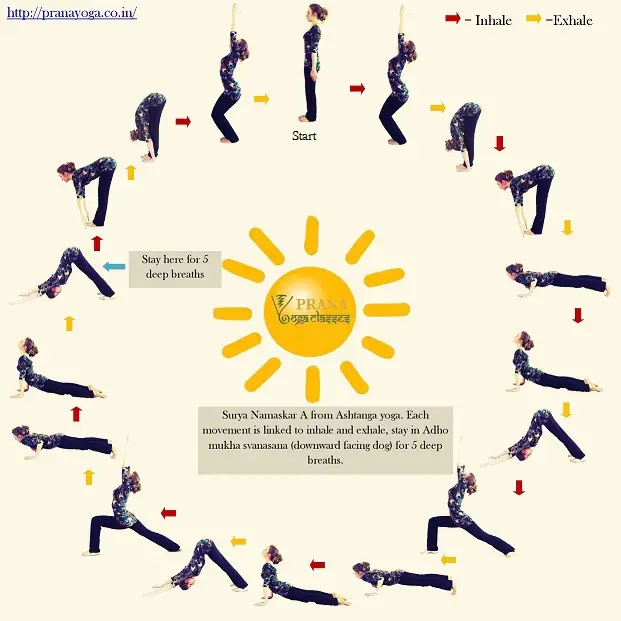 Surya Namaskar B - Ashtanga Yoga, Sun Salutation
