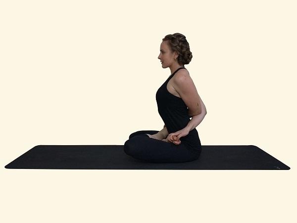 Lotus Pose (Padmasana) Dimensions & Drawings | Dimensions.com