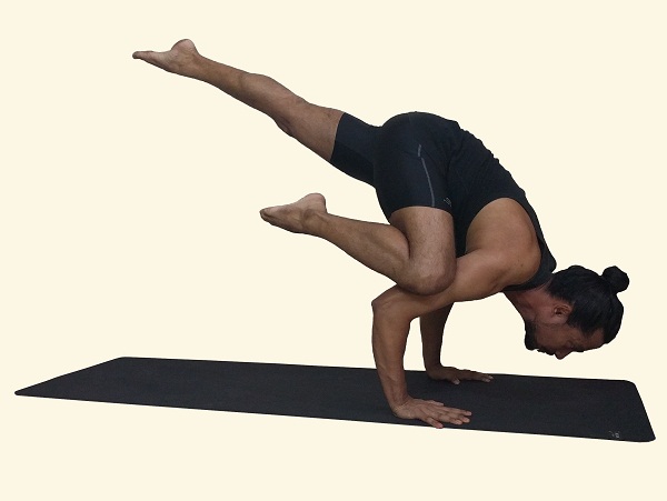 How To Do Side Crow Pose With Straight Legs