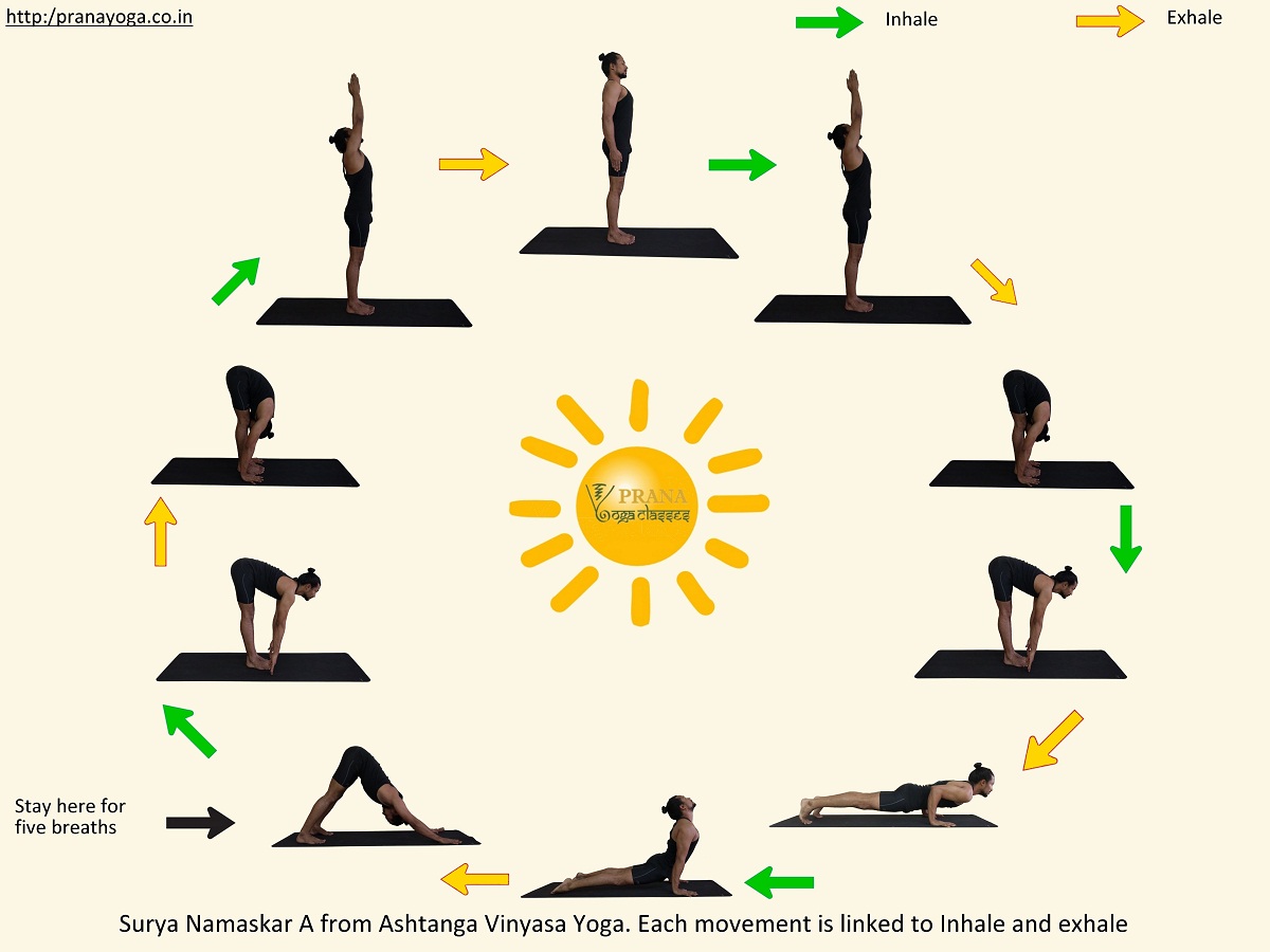 Ashtanga Asana Chart