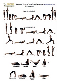 Vinyasa Yoga Flow Chart