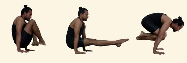 preparatory postures for ek pada bakasana