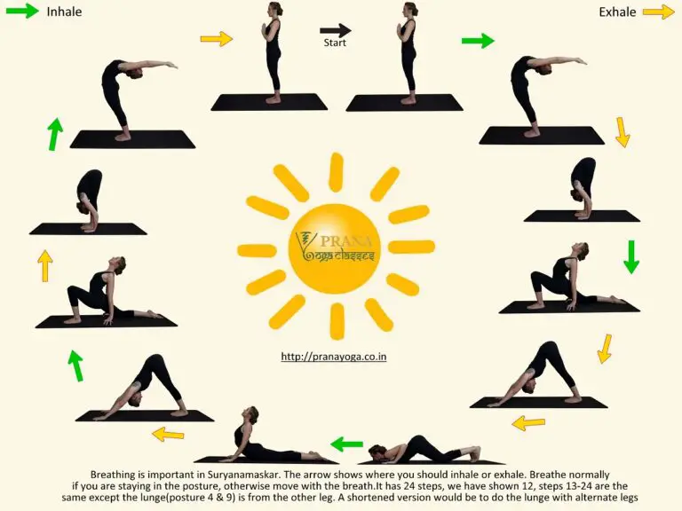 Surya Namaskar Hatha Yoga | Prana Yoga